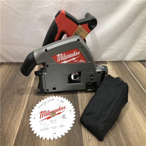 AS-IS Milwaukee FUEL 18V Lithium-Ion Cordless Brushless 6-1/2 in. Plunge Cut Track Saw (Tool-Only)
