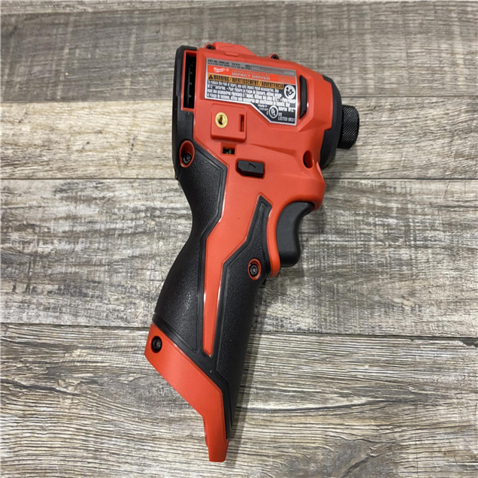 AS-IS Milwaukee 12-Volt Lithium-Ion Compact Brushless Cordless 1/4 in. Impact Driver Kit