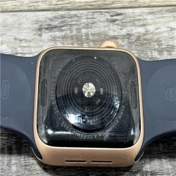 AS-IS Apple Watch Series SE (GPS,LTE 40mm) - Gold Aluminum Case/Navy Blue Sport Band - WR-50 METERS