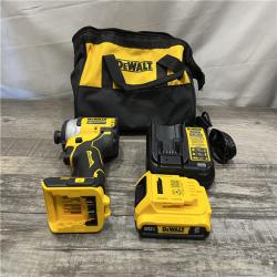 AS-IS DEWALT Atomic 20V Max Lithium-Ion Brushless Cordless Compact 1/4 in. Impact Driver Kit
