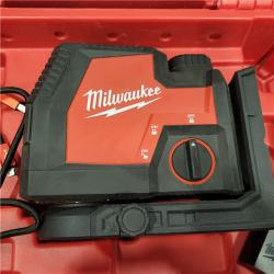 AS-IS MILWAUKEE 100 Ft. REDLITHIUM Lithium-Ion USB Green Rechargeable Cross Line Laser Level