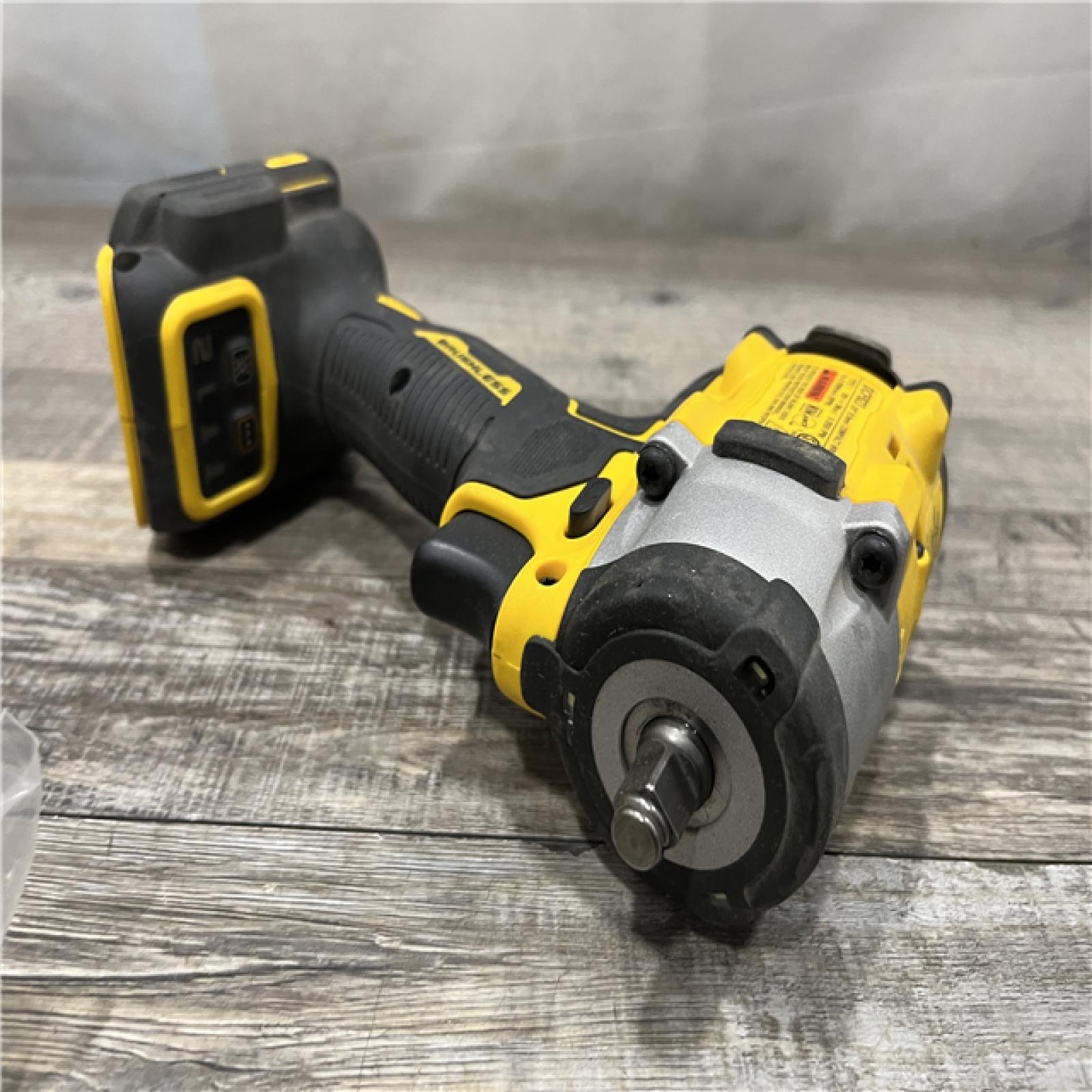 AS-IS DEWALT ATOMIC 20V MAX Cordless Brushless 3/8 in.Variable Speed Impact Wrench (Tool Only)