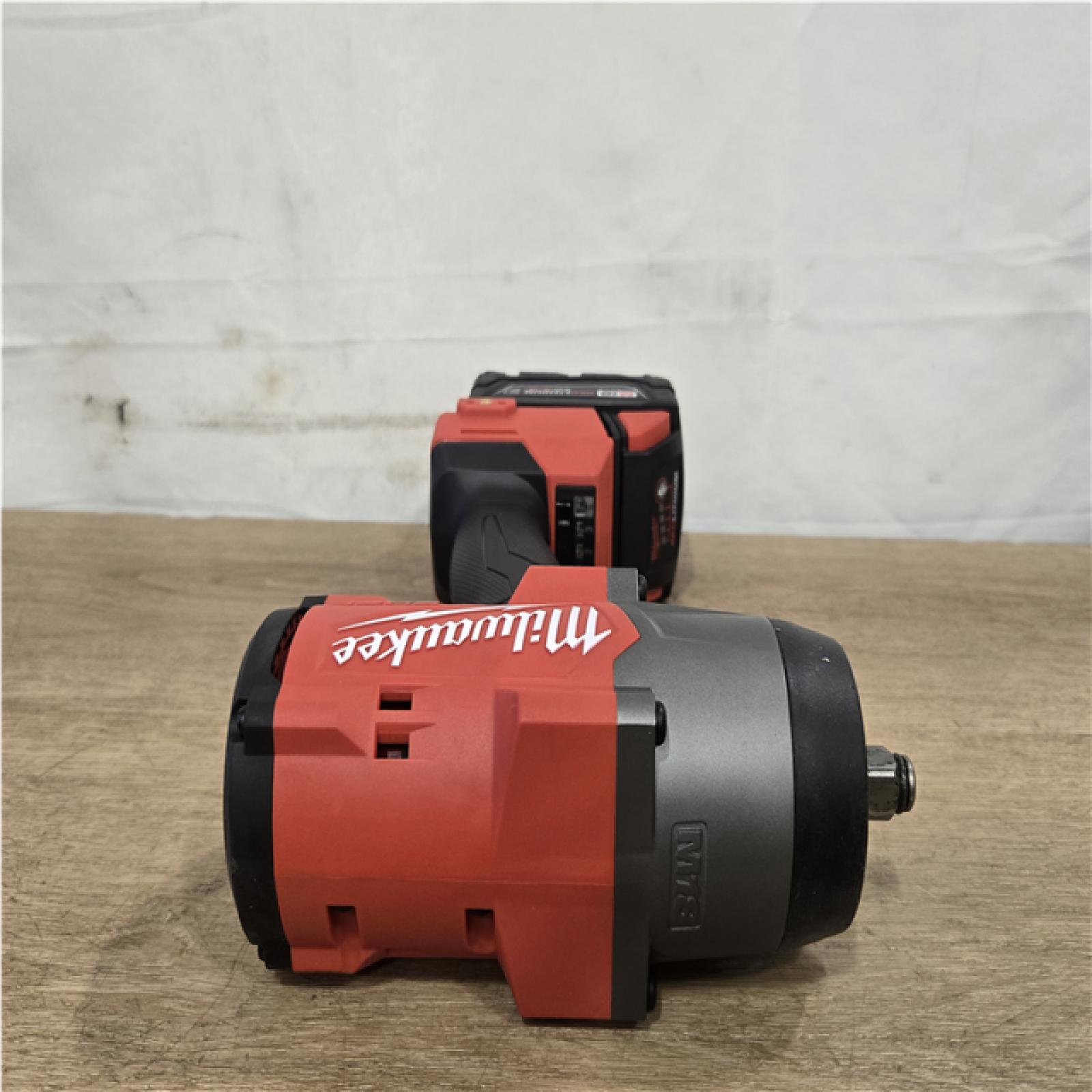 AS-IS Milwaukee FUEL 18V Lithium-Ion Brushless Cordless 1/2 in. Impact Wrench w/Friction Ring Kit