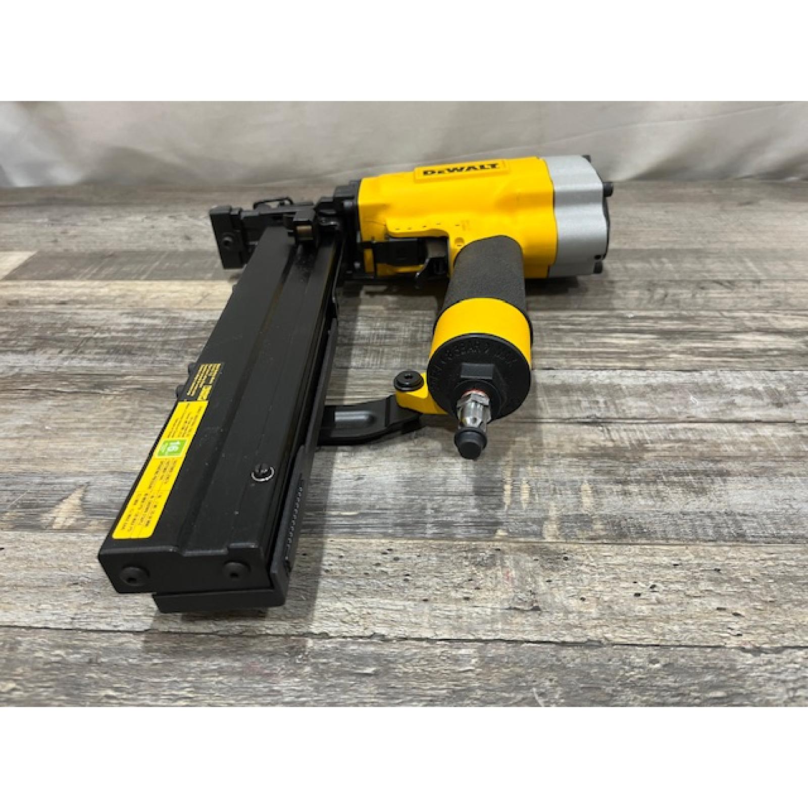 AS-IS DEWALT Corded Pneumatic 16-Gauge 1 in. Crown Lathing Stapler