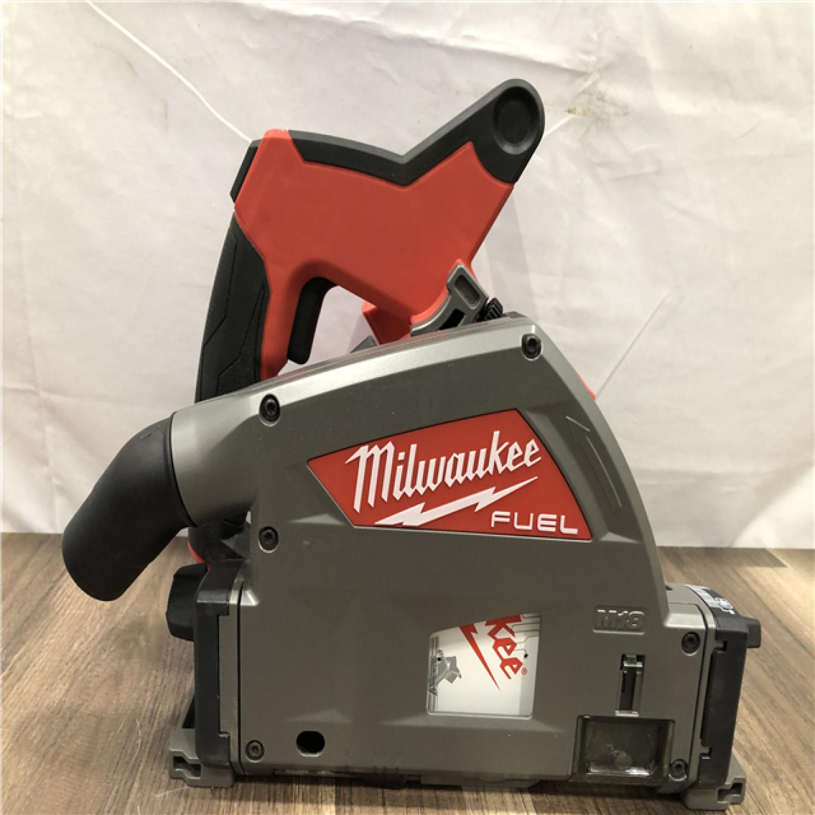 AS-IS Milwaukee FUEL 18V Lithium-Ion Cordless Brushless 6-1/2 in. Plunge Cut Track Saw (Tool-Only)