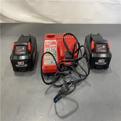 AS-IS - Milwaukee 18-Volt Lithium-Ion High Output Starter Kit with Two 6.0 Ah Battery and Charger