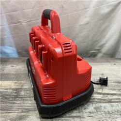 AS-IS Milwaukee 12-Volt/18-Volt Lithium-Ion Multi-Voltage 6-Port Sequential Rapid Battery Charger