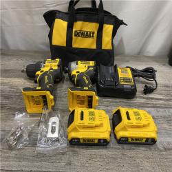 AS-IS DEWALT ATOMIC 20-Volt MAX Lithium-Ion Cordless (2-Tool) Combo Kit