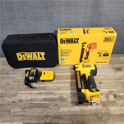 HOUSTON LOCATION - AS-IS DEWALT Cordless Cable Stapler KIT