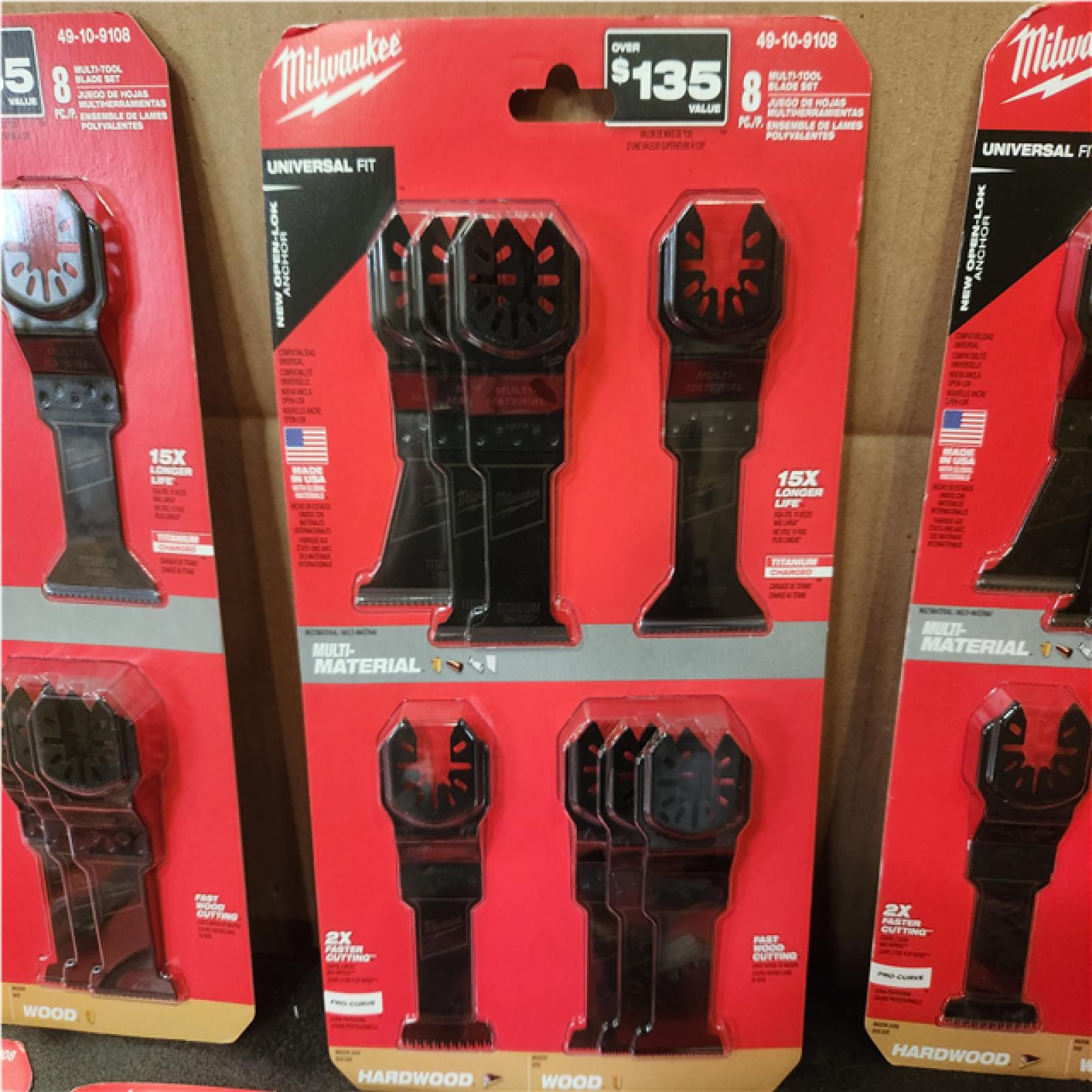 Phoenix NEW Milwaukee Oscillating Multi-Tool Blade Kit (8-Piece) (7-Packs)