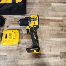 HOUSTON LOCATION - AS - IS DEWALT Atomic 20V Lithium-Ion Cordless Compact 1/2 in. Drill/Driver Kit