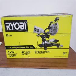 California AS-IS Ryobi 7-1/4 Sliding Compound Miter Saw