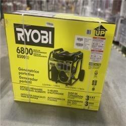 NEW! - RYOBI 6800-Watt Recoil Start UL Gasoline Powered Portable Generator with CO Detect Shutdown Sensor