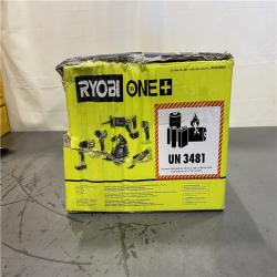 NEW! - RYOBI ONE+ 18V Cordless 6-Tool Combo Kit with 1.5 Ah Battery  4.0 Ah Battery  and Charger