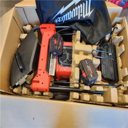 AS-IS- Milwaukee M18 FUEL Brushless Cordless 21 in. Walk Behind Dual Battery Self-Propelled Mower Kit