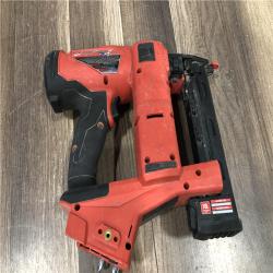 AS-IS Milwaukee FUEL 18-Volt Lithium-Ion Brushless Cordless 18-Gauge 1/4 in. Narrow Crown Stapler (Tool-Only)