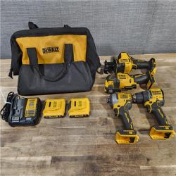 HOUSTON LOCATION - AS-IS DEWALT 4 TOOL COMBO KIT W/ (2) BATTERY & CHARGER