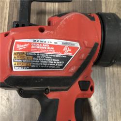 AS-IS Milwaukee 12V Lithium-Ion Cordless 10 oz. Adhesive and Caulk Gun (Tool-Only)