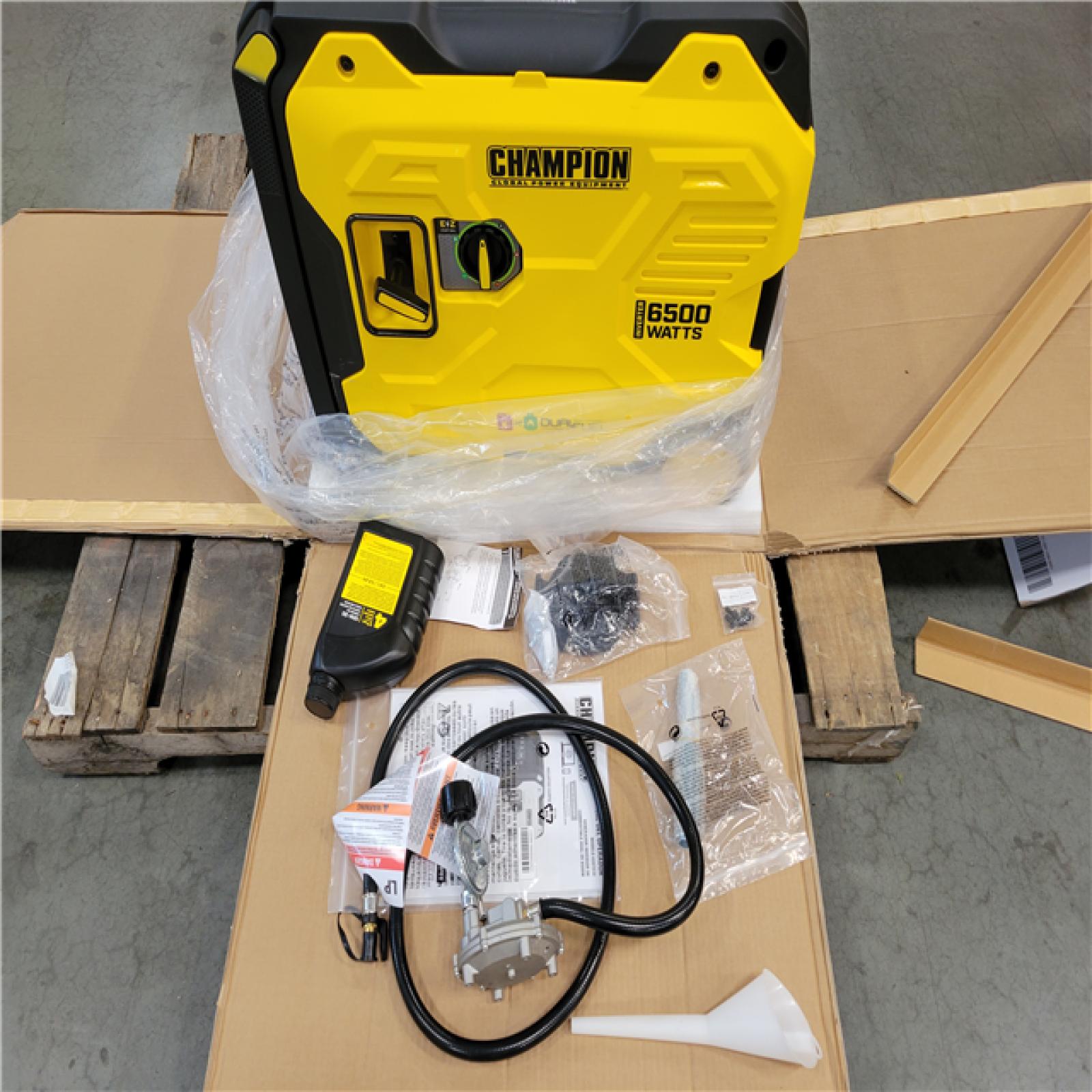 CALIFORNIA AS-IS CHAMPION PORTABLE GENERATOR 6500