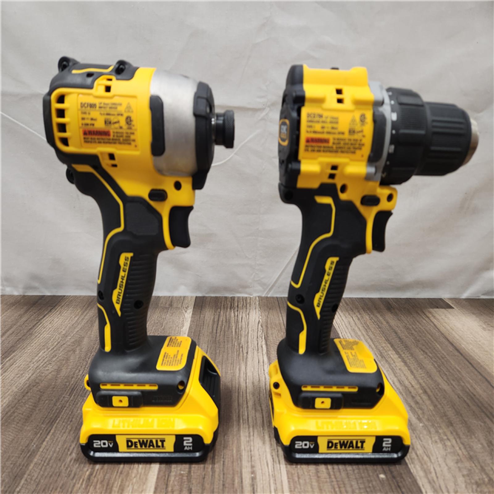 AS-IS- Dewalt 20V MAX ATOMIC Compact Cordless Drill Driver and Impact Driver Combo Kit