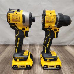 AS-IS- Dewalt 20V MAX ATOMIC Compact Cordless Drill Driver and Impact Driver Combo Kit