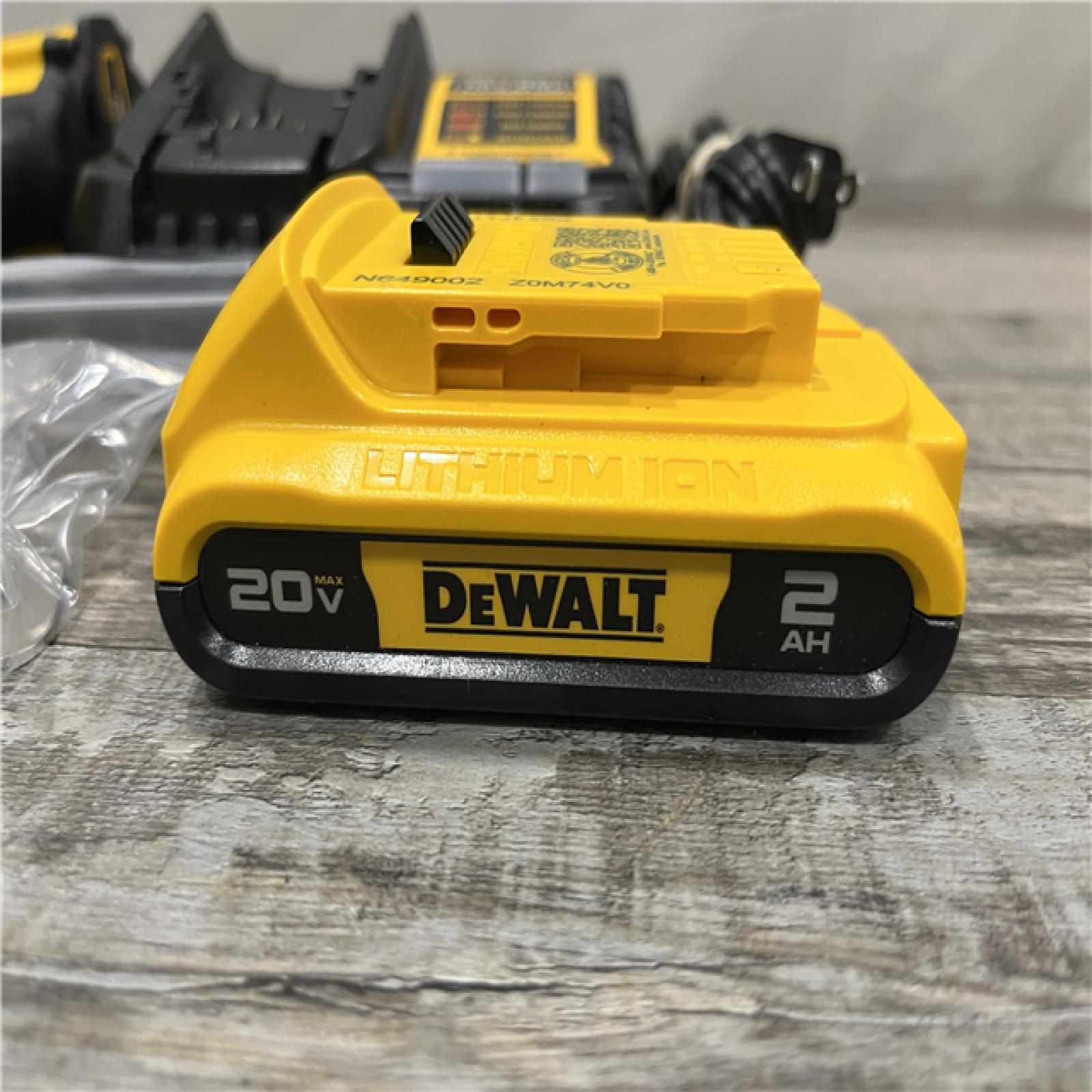 AS-IS DEWALT Atomic 20V Lithium-Ion Cordless Compact 1/2 in. Drill/Driver Kit