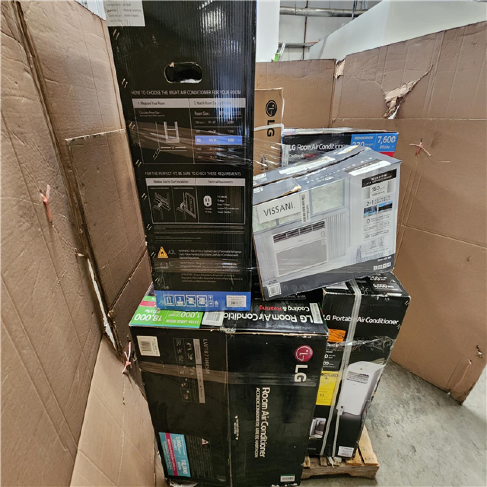 Phoenix AS-IS Mixed Home Air Conditioners Pallet (8-Boxes)