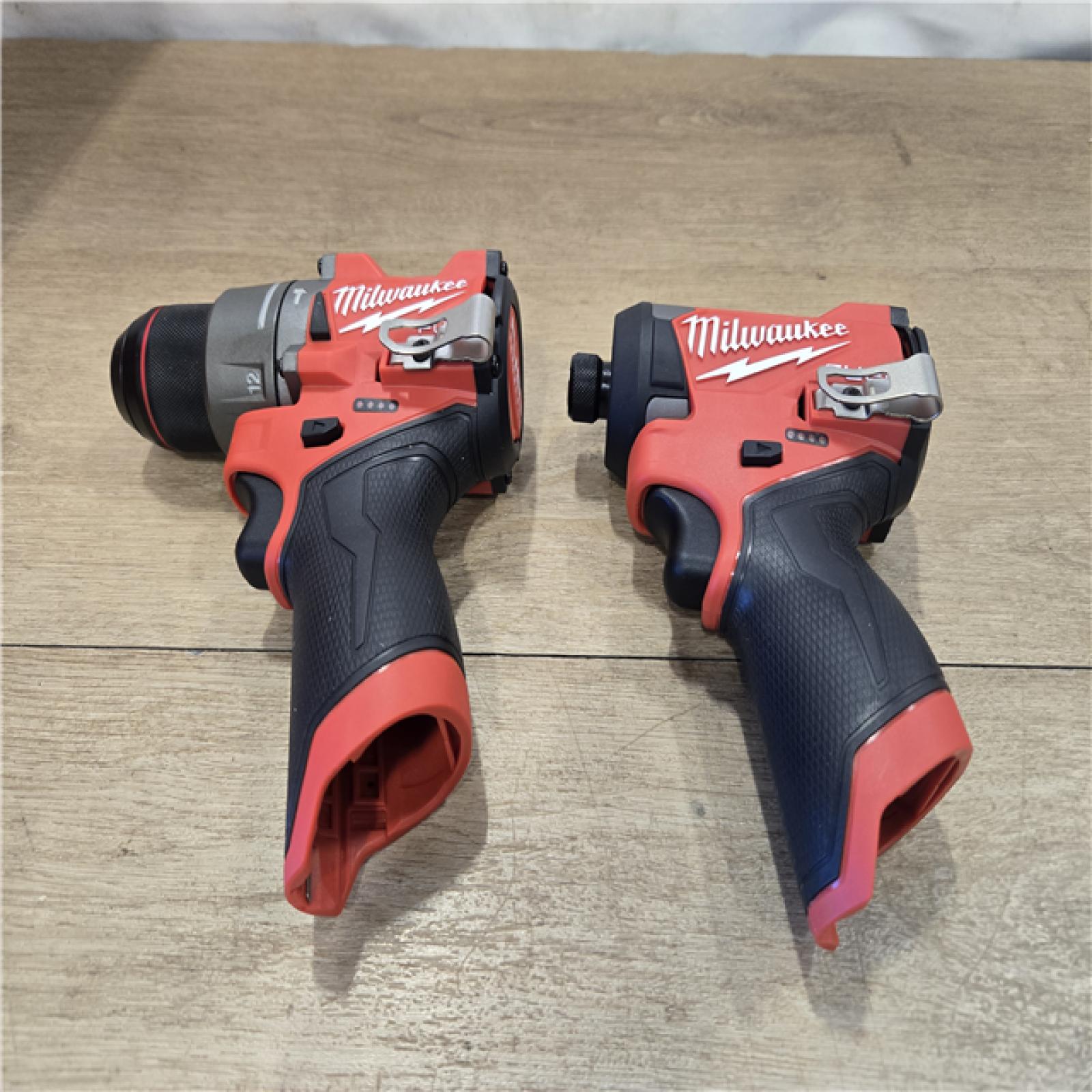 AS-IS Milwaukee FUEL 12V Cordless Hammer Drill and Impact Driver Combo Kit