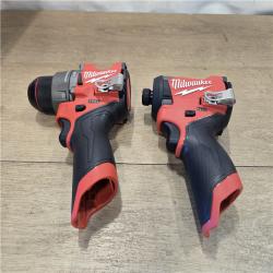 AS-IS Milwaukee FUEL 12V Cordless Hammer Drill and Impact Driver Combo Kit