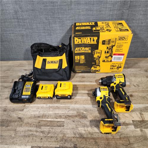 HOUSTON LOCATION - AS-IS DEWALT ATOMIC 20V MAX Lithium-Ion Cordless 2-Tool Combo Kit