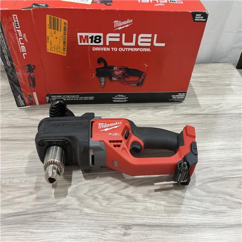 AS-IS Milwaukee  FUEL GEN II 18V Lithium-Ion Brushless Cordless 1/2 in. Hole Hawg Right Angle Drill (Tool-Only)
