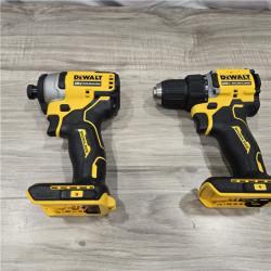 LIKE NEW! - Dewalt DCK225D2 20V MAX ATOMIC Cordless Drill Driver and Impact Driver Combo Kit