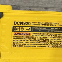 AS-IS DEWALT 20-Volt 21° Cordless Framing Nailer (Tool-Only)
