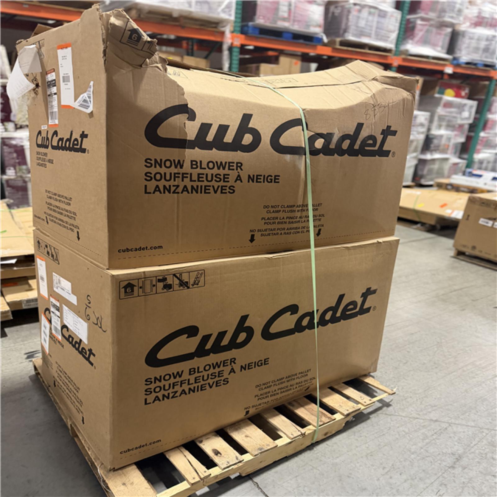 DALLAS LOCATION - Cub Cadet 2X 26 in. 243cc IntelliPower Two-Stage Electric Start Gas Snow Blower with Power Steering and Steel Chute PALLET-(2 UNITS)