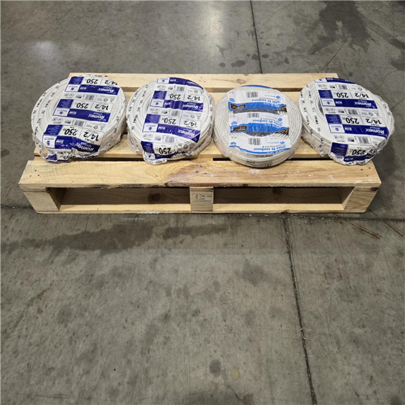 DALLAS LOCATION- NEW!- MIXED WIRE PALLET (4 UNITS)