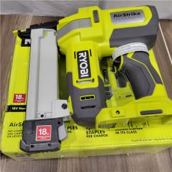 GOOD  RYOBI ONE+ 18V 18-Gauge Cordless AirStrike Narrow Crown Stapler (Tool Only)