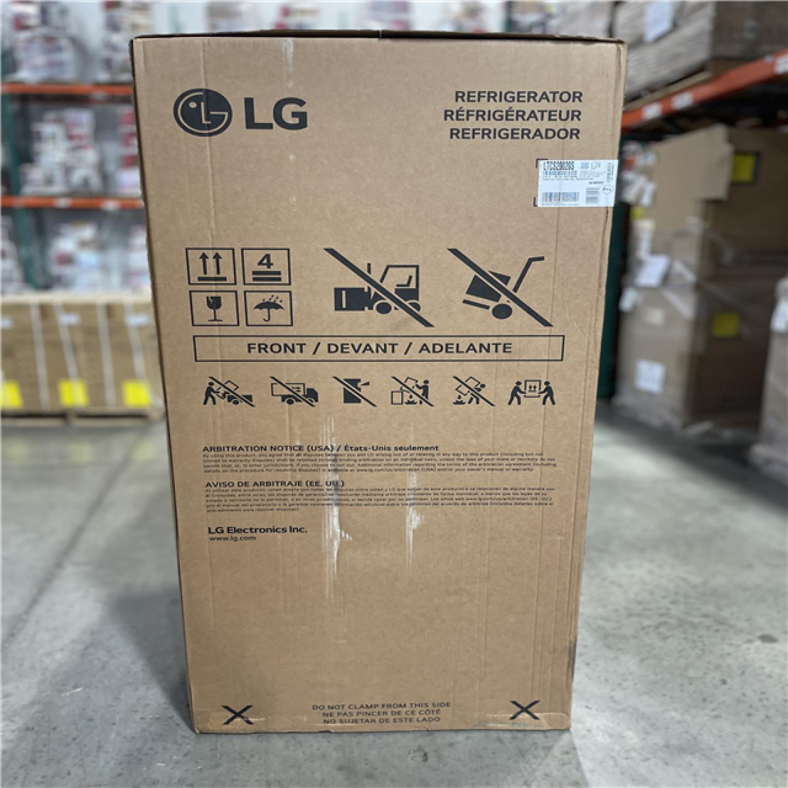 DALLAS LOCATION - LG 30 in. W 20 cu. ft. Top Freezer Refrigerator w/ Multi-Air Flow and Reversible Door in Stainless Steel ENERGY STAR