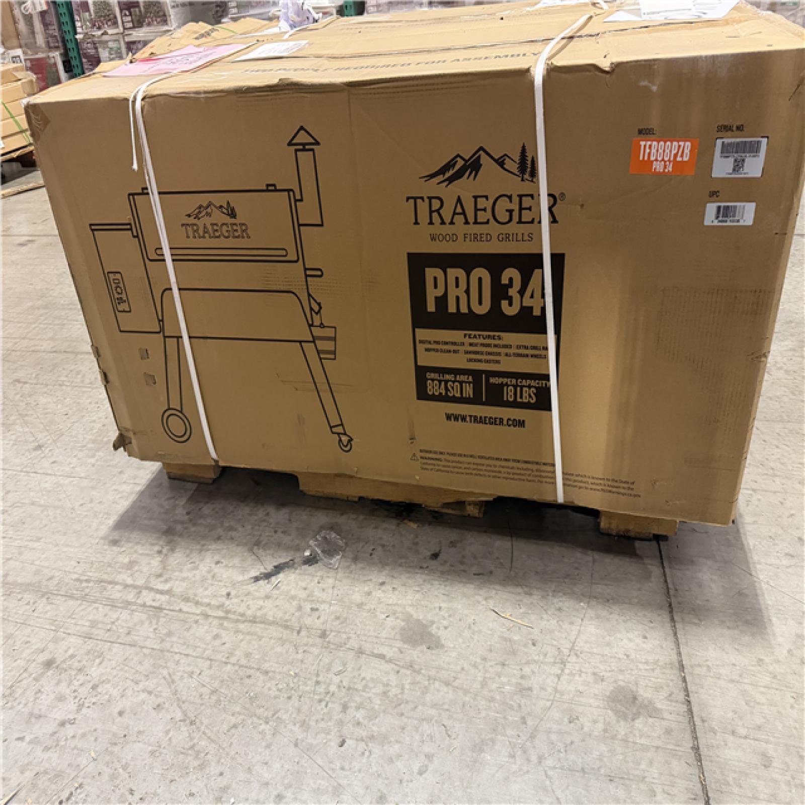 DALLAS LOCATION - Traeger Pro Series 34-Pellet Grill and Smoker in Bronze