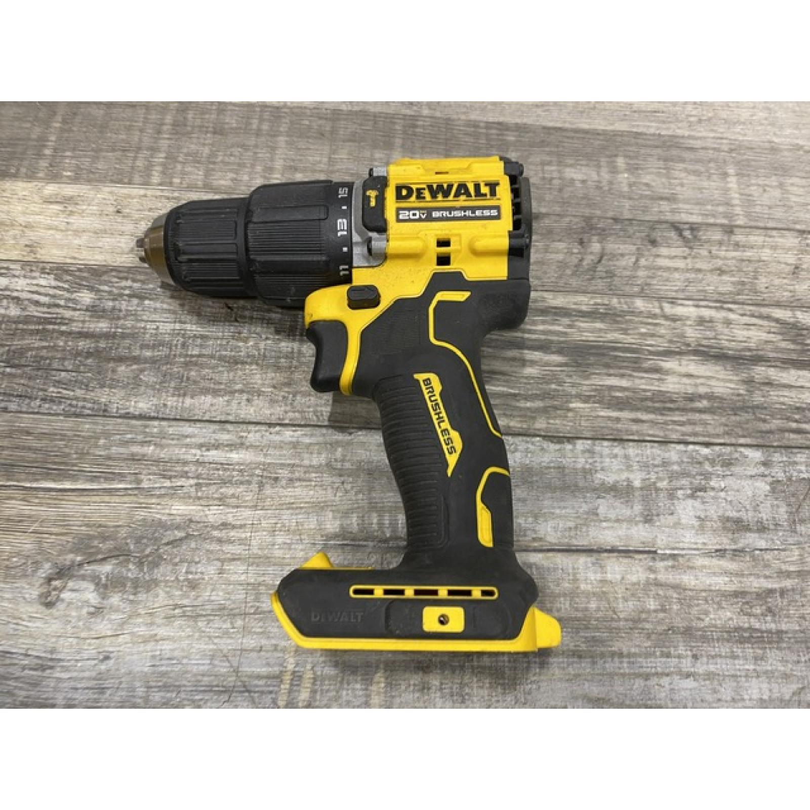 AS-IS DEWALT ATOMIC 20V Lithium-Ion Cordless 1/2 in. Hammer Drill Kit