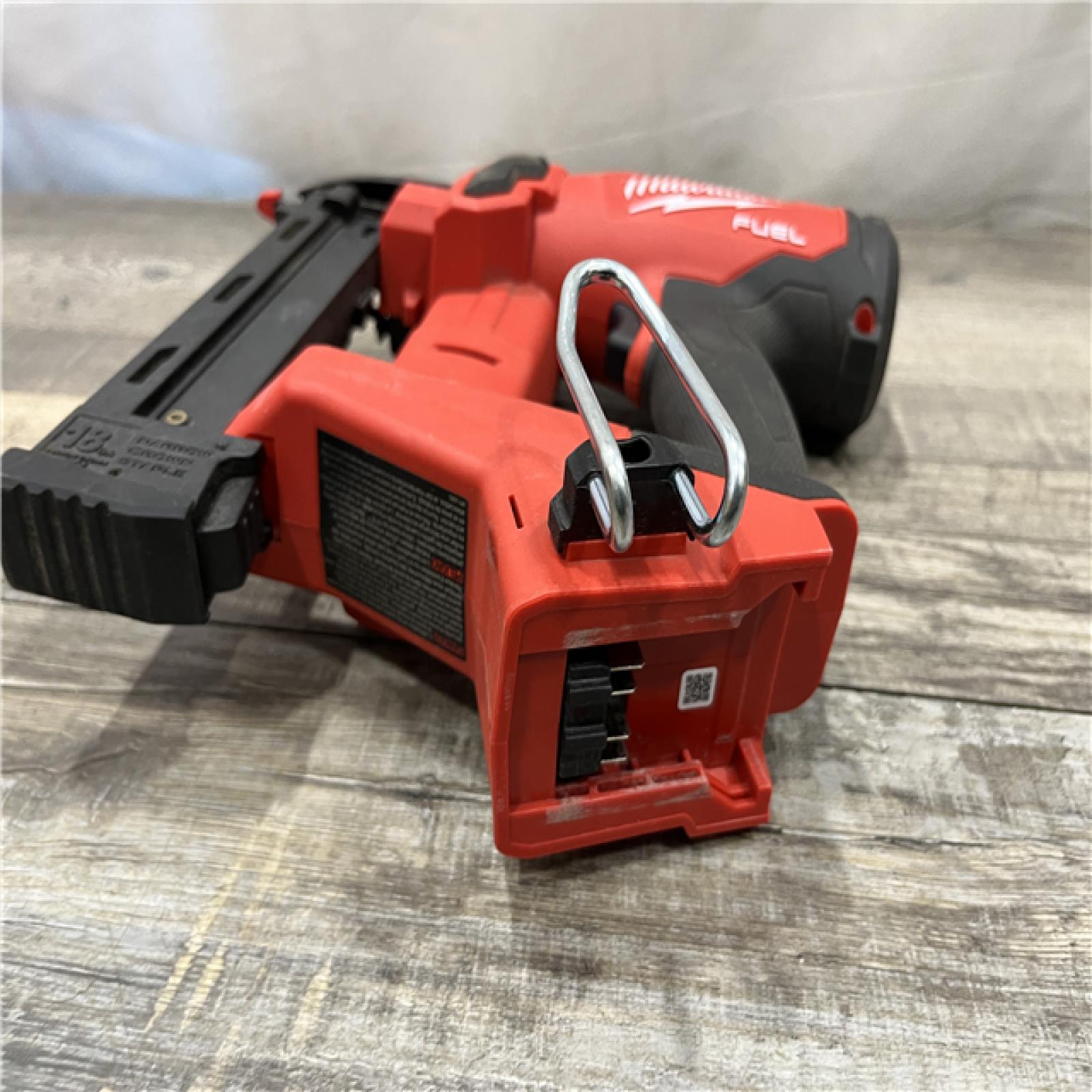 AS-IS Milwaukee FUEL 18-Volt Lithium-Ion Brushless Cordless 18-Gauge 1/4 in. Narrow Crown Stapler (Tool-Only)
