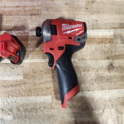 HOUSTON LOCATION - AS - IS Milwaukee FUEL SURGE 12V Lithium-Ion Brushless Cordless 1/4 in. Hex Impact Driver Compact Kit