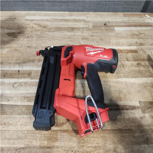 Houston Location AS-IS Milwaukee FUEL 18-Volt Lithium-Ion Brushless Cordless Gen II 18-Gauge Brad Nailer (Tool-Only)