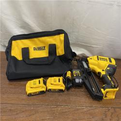AS-IS DeWalt DCN660D1 20V 16 Gauge Cordless Angled Finish Nailer Kit W/ 2Ah Battery