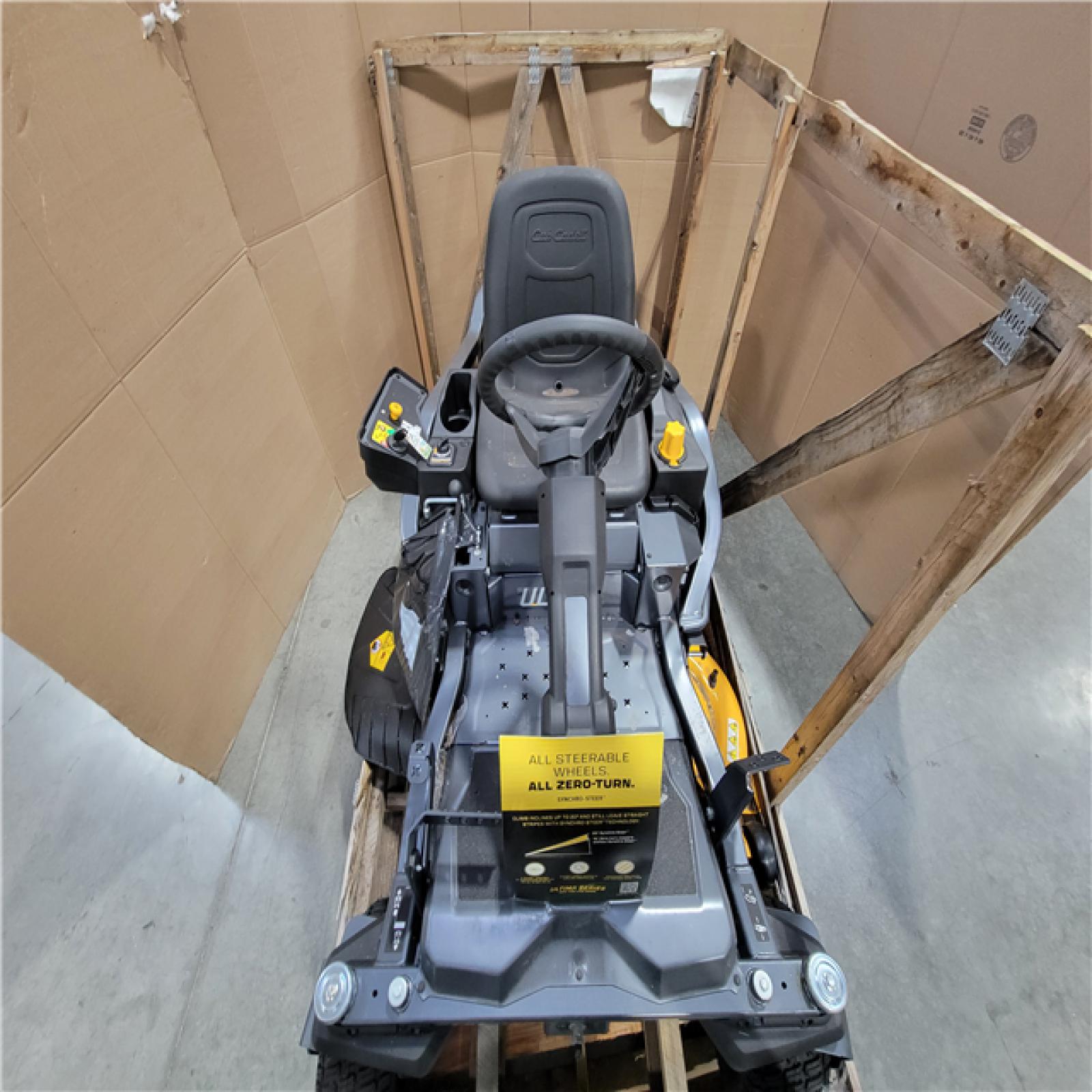 CALIFORNIA AS-IS CUB CADET ULTIMA ZERO TURN LAWN MOWER