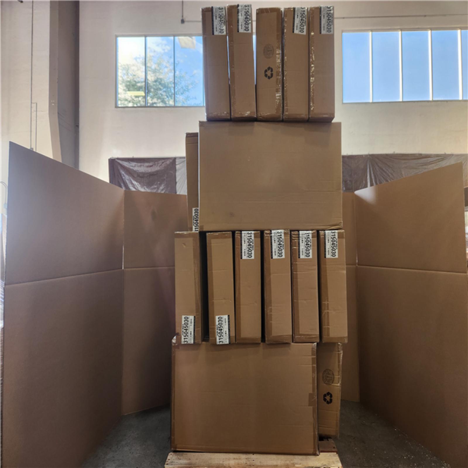 Phoenix NEW EnviroLite LED 32.3 inch Brushed Nickel Flush Mount Ceiling Light Pallet 28-Lights (SEALED)