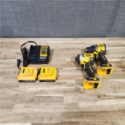 HOUSTON LOCATION - AS-IS DEWALT 2 TOOL COMBO KIT W/ (2) BATTERY & CHARGER