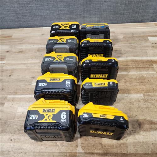 HOUSTON LOCATION - AS-IS DEWALT BATTERY PACK QTY - 10