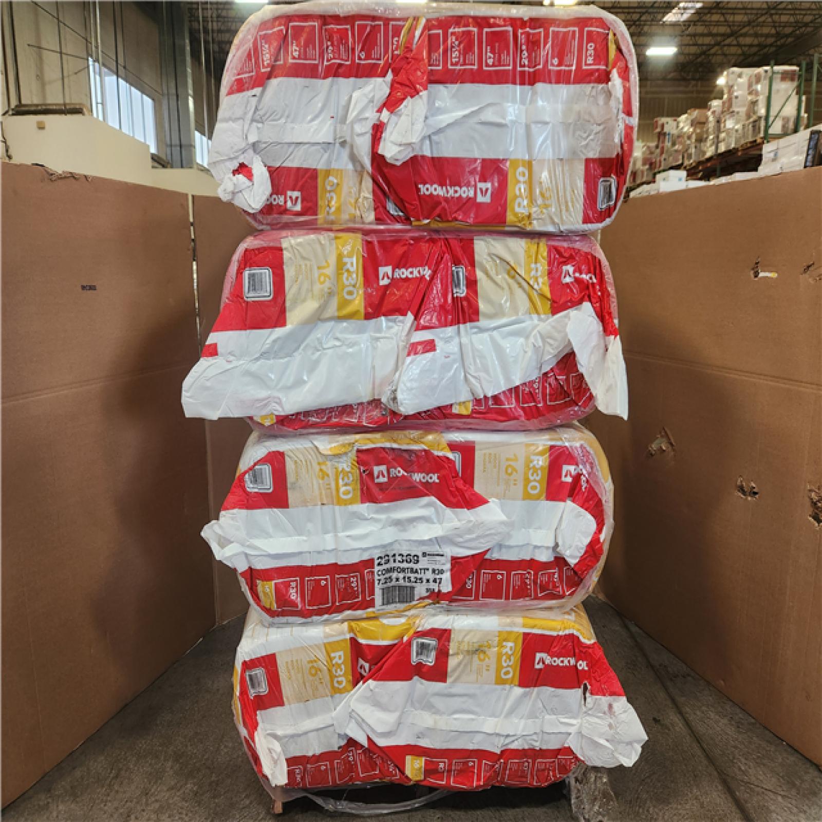 Phoenix AS-IS ROCKWOOL R-30 Comfortbatt 7-1/4 in. x 15 in. x 47 in. Fire Resistant Stone Wool Insulation Batt (358 sqft) (12-Bags)