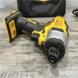 AS-IS DEWALT Atomic 20V Max Lithium-Ion Brushless Cordless Compact 1/4 in. Impact Driver Kit