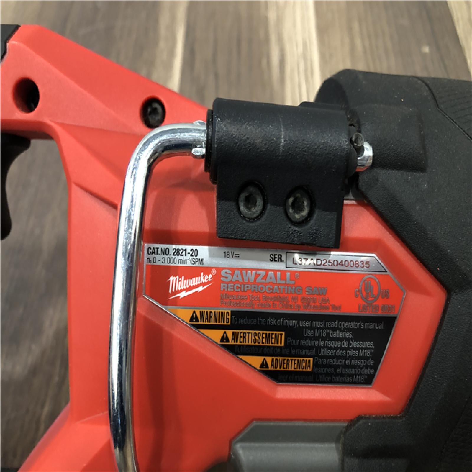 AS-IS Milwaukee FUEL GEN-2 18V Lithium-Ion Brushless Cordless SAWZALL Reciprocating Saw (Tool-Only)
